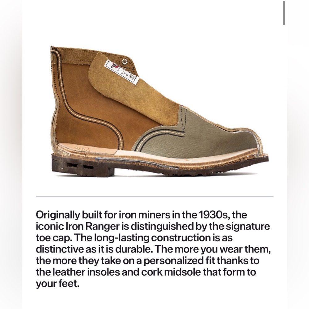 Red Wing Iron Ranger Men’s Boots - Picture 13 of 13